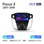 Teyes CC2 Plus 9" для Ford Focus 2011-2019