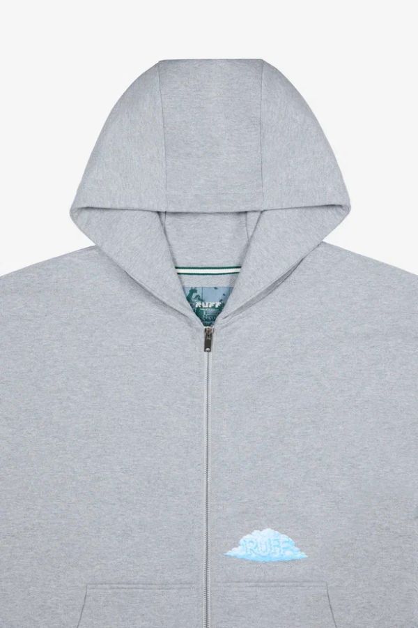 Худи Оверайз Skybraker серое - фото 3