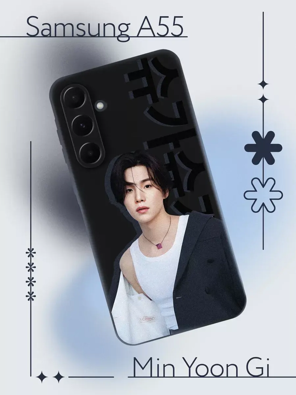 Чехол на Samsung A55 с принтом