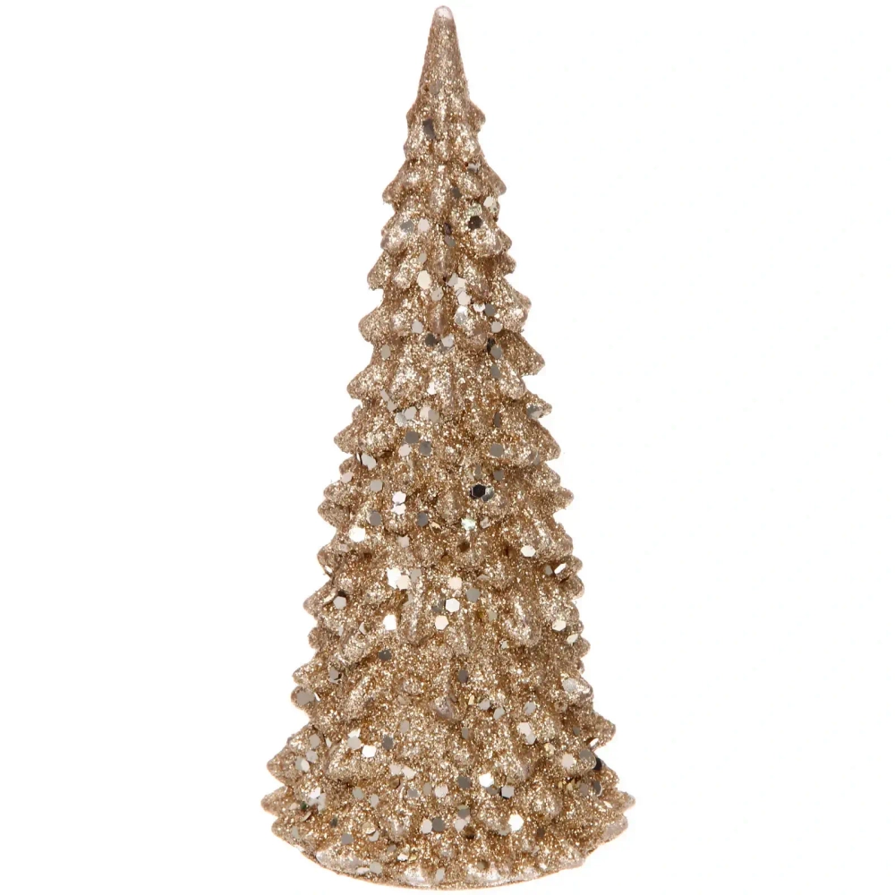 Сувенир с подсветкой «Волшебная красавица» 17 см, Золото (работает от батареек LR44*3)