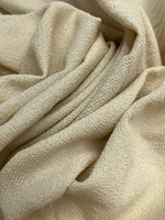 Шерсть с п/э костюмно-плательная Gucci сливочная фактурная