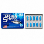 Мужской возбудитель American Golden Shark (10 таб)