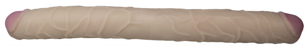 Двусторонний фаллоимитатор Monster 2 - 54 см. (Цвет: телесный)