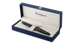 Ручка- роллер WatermanExpert Black F BLK в подарочной упаковке