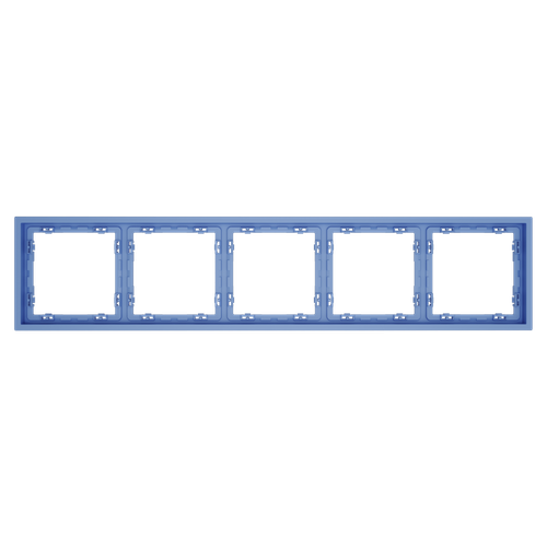 Рамка пластиковая VOLTUM S70 на 5 постов, (деним)