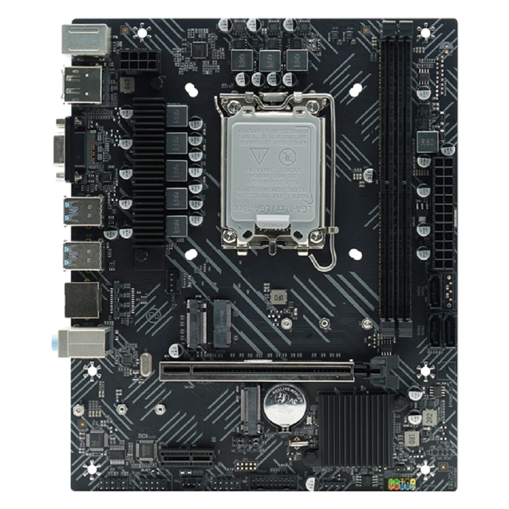 Материнская плата AFOX B760D5-MA-V4 (Socket 1700, mATX, 2*DDR5(64Gb), VGA+ HDMI+DP, 3*SATA3, 2*M.2, 1*PCIEx16/1*PCIEx1, 4*USB 3.0, 2 x PS/2, LAN 1*1G, RTL)