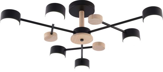 GX3753-6 BK+WOOD (1) Люстра RL