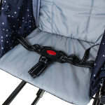 Санки-коляска "Наши Детки 3-1К" синий со звездочками