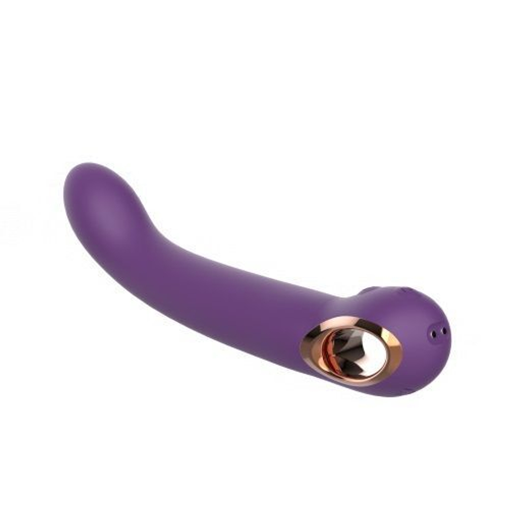 Secwell SW3042 – силиконовый вибратор для точки G, фиолетовый, 22,1 см