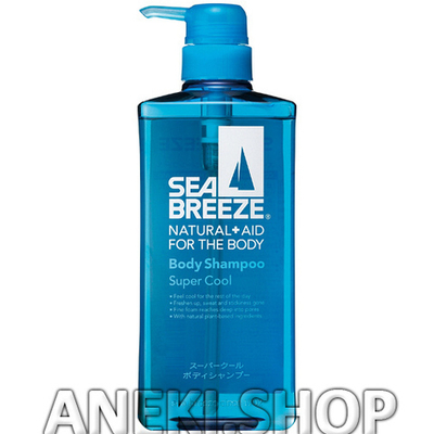 Гель для душа освежающий с ментолом 600 мл Shiseido Sea Breeze