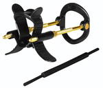 Черно-золотистый экстендер для пениса Sex Expert (Цвет: черный с золотистым)