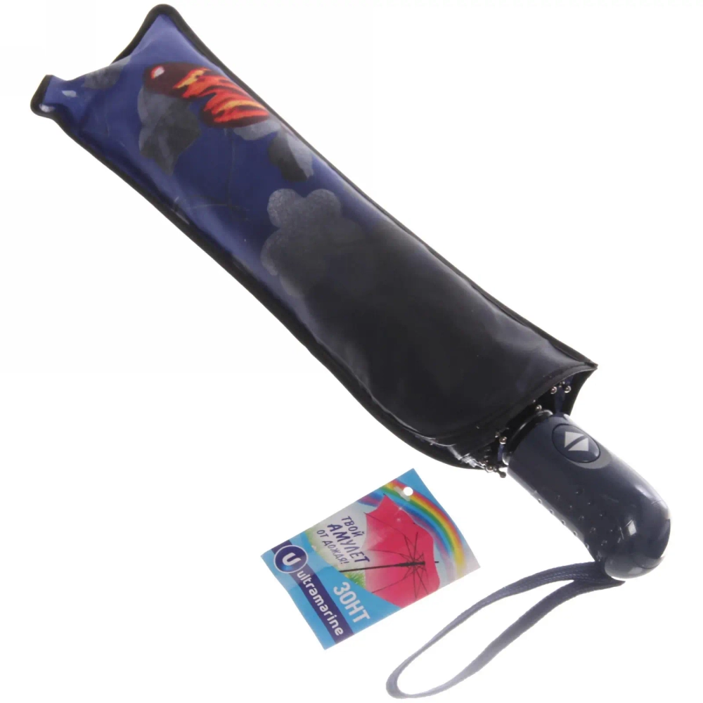 Зонт женский автомат «Ultramarine - Деметра», микс, d-96, длина в слож. виде 28 см
