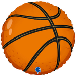 Шар Фольгированный Баскетбольный мяч (Коричневый)