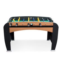 Настольный футбол (кикер) "Rialto" (141 x 73 x 82 см, светло-черный)