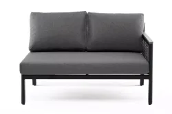 "Париж" модуль диванный левый, двухместный, цвет серый