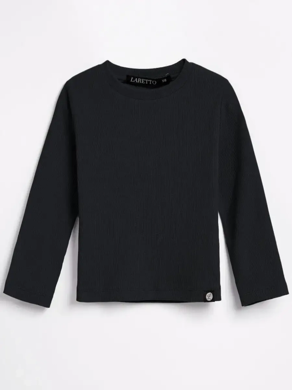 Черный лонгслив кофта детская школьный