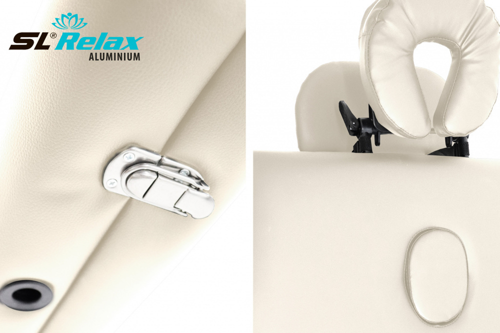 Массажный стол Aluminium (beige) Бежевый
