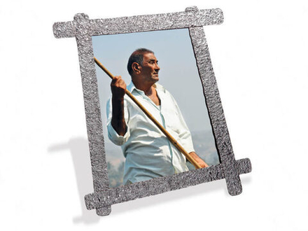 Mukul Goyal Фоторамка крестообразная, большая, хром MG334