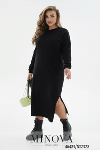 Платье 2328-черный Minova