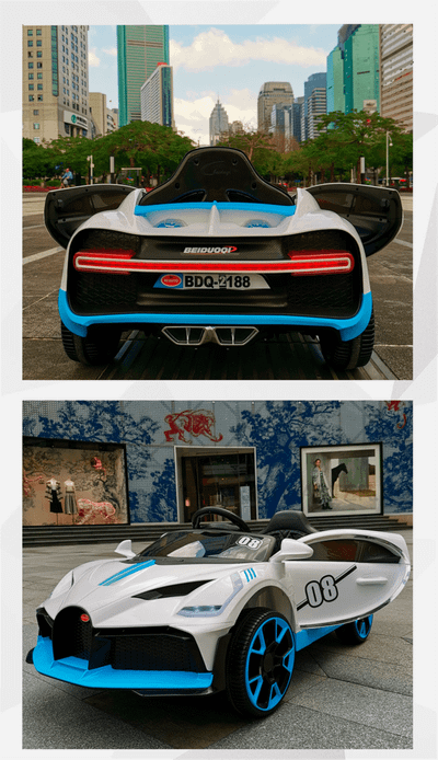 Гоночный электромобиль " MalinaBay BDQ-2188",белый