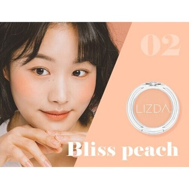 Lizda Румяна пастельные тон 02 блаженный персик - mellow mood fit cheek bliss peach, 4,5г