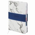 Ежедневник датированный 2022 А5 148х218 мм GALANT "Athens", под кожу, синий, 112943