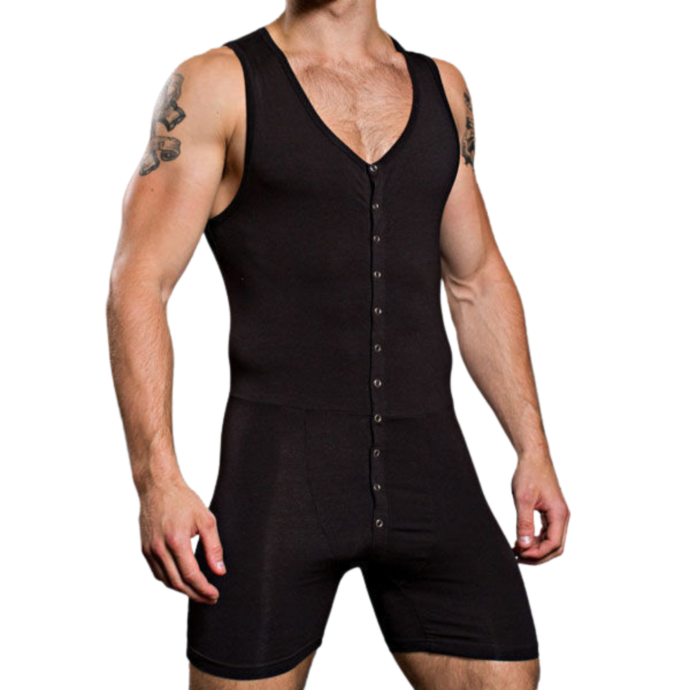 Мужское боди черное Doreanse Man Body 5002