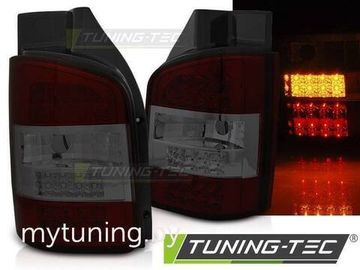 Задние фонари для Volkswagen T5 Transporter (03-09) LED Red Smoke