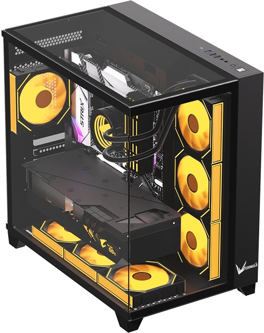 Корпус mATX Formula V CRYSTAL Z9M B