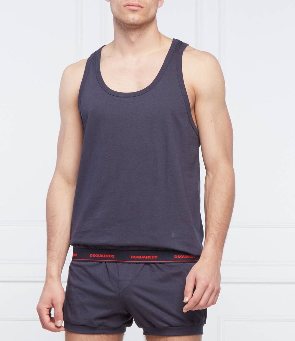 майка Dsquared2 - темно-синий(D9D174050)