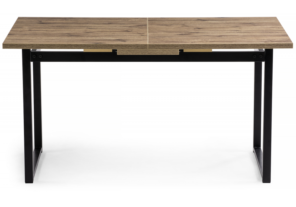 Стол деревянный Woodville Макта 140 дуб велингтон, черный матовый