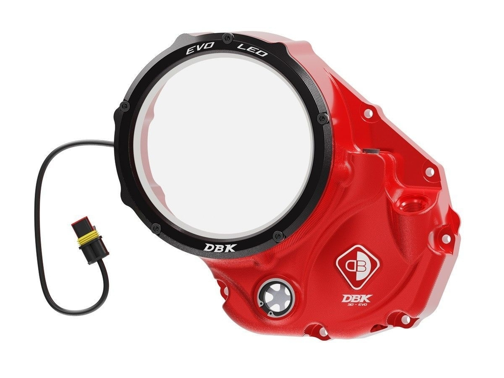 CCDVL10 DBK EVO LED CLEAR CLUTCH COVER (MTS V2, M 937)