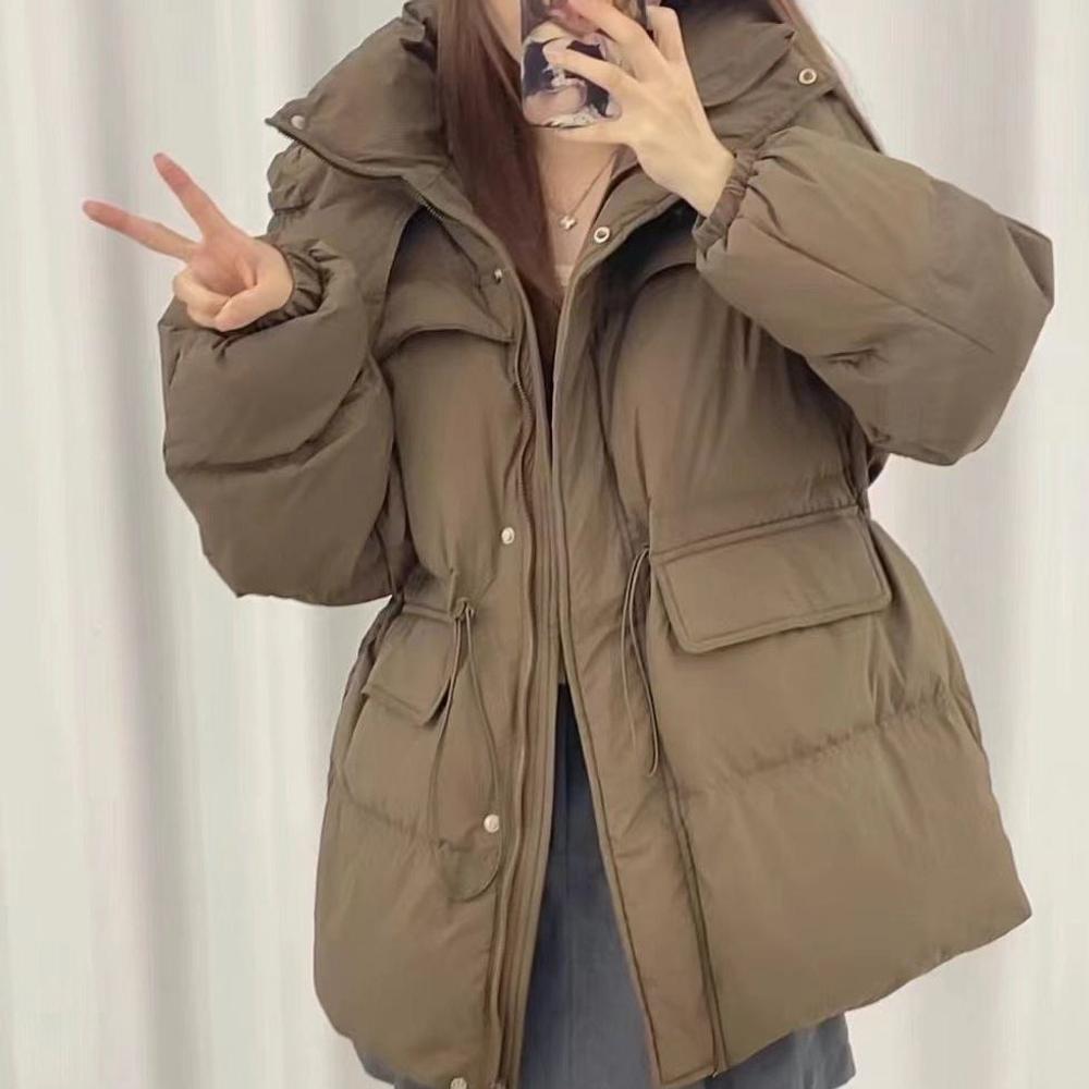 Женский пуховик оверсайз