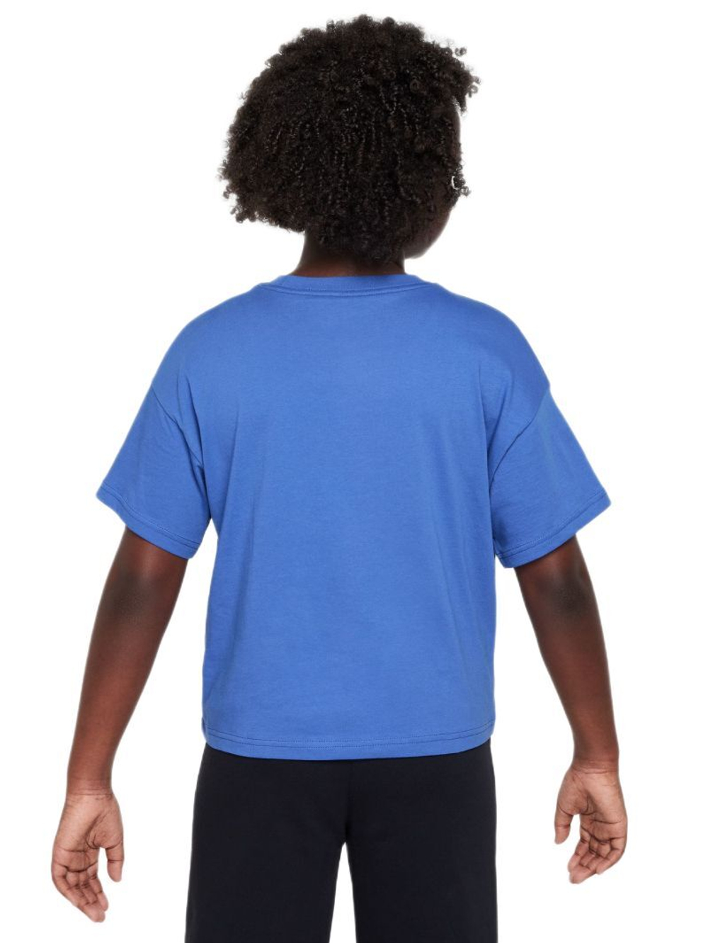 Футболка для мальчика теннисная Nike Kids Sportswear Essential - comet blue