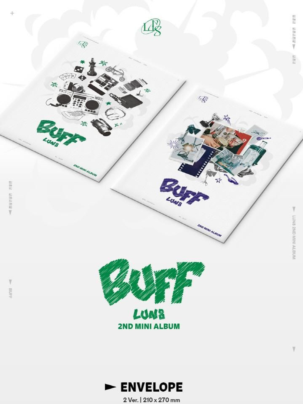 Альбом LUN8 - BUFF 2nd Mini Album RANDOM Version