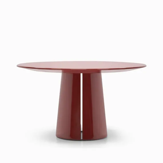 Обеденный стол Cargo Ø135 см, красный глянец