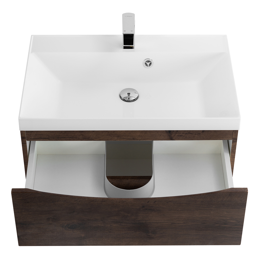 Тумба подвесная с раковиной BelBagno MARINO-600-2C-SO-RW-P