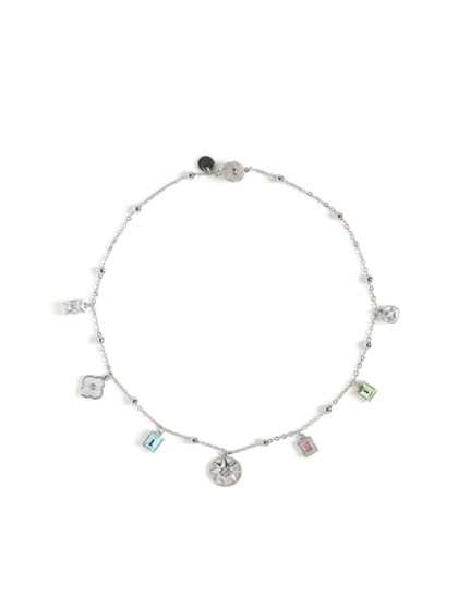 Колье "Glowing moments" Silver