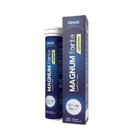 Здровит Магнум Форте Цитрат - 20 шипучих таблеток