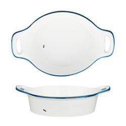 Блюдо овальное 25*16,1 см h5,5 см 880 мл с ручками   P.L. Proff Cuisine [2]