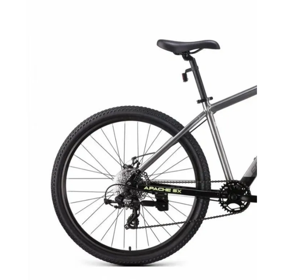 Велосипед 27.5" FORWARD APACHE SX,  рама 19" серый/чёрный 2026