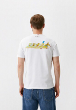 Футболка муж. Saint Barth Simson Summer 01 симпсоны белый