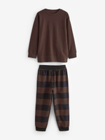 Пижама для мальчика Next K99-122, 3 шт., Хаки, Голубой, Коричневый