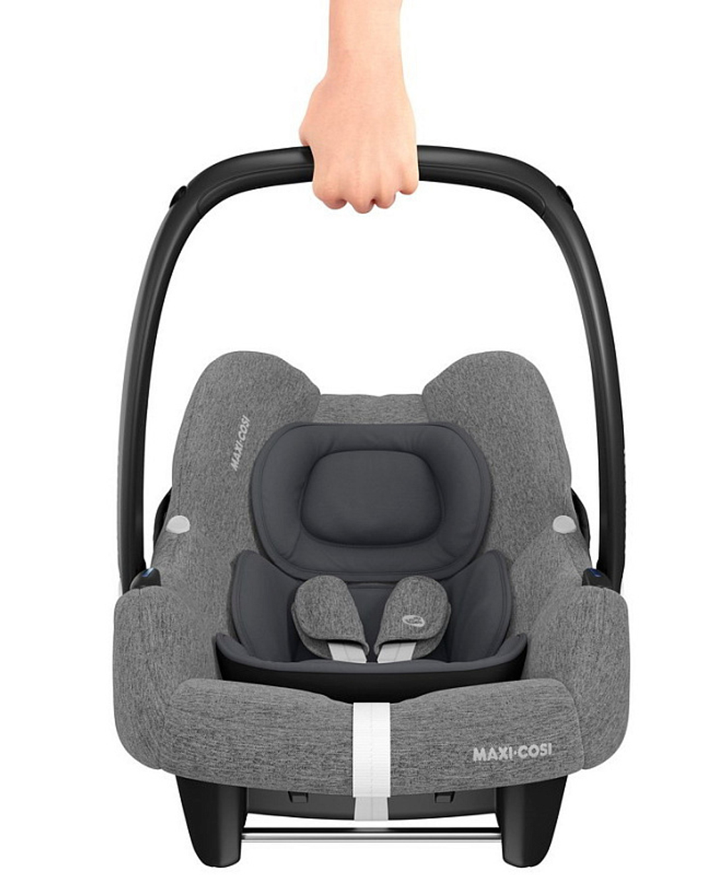 Детская коляска Maxi-Cosi Leona2 Oria 3 в 1 с автокреслом CabrioFix Select grey 1204403110 Twillic Green/1507750111 Essential Graphite