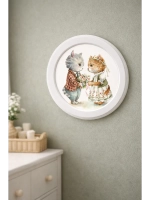 Картина на стену в детскую интерьерная на холсте 27 см