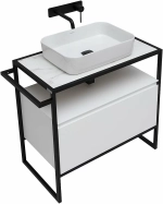 Тумба с раковиной Allen Brau Priority 80 1.31002.WM белый матовый