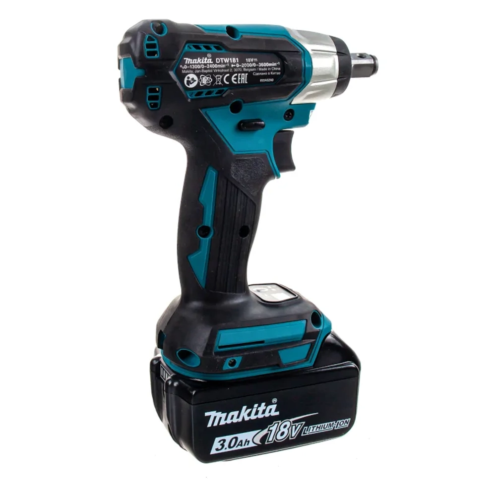 Makita DTW181RFE аккумуляторный гайковерт (2 x 3 Ач, ЗУ)
