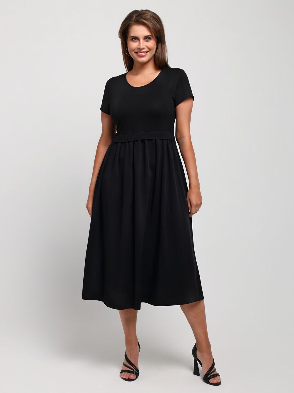 Платье Женственность Виотекс ЧЁРНЫЙ