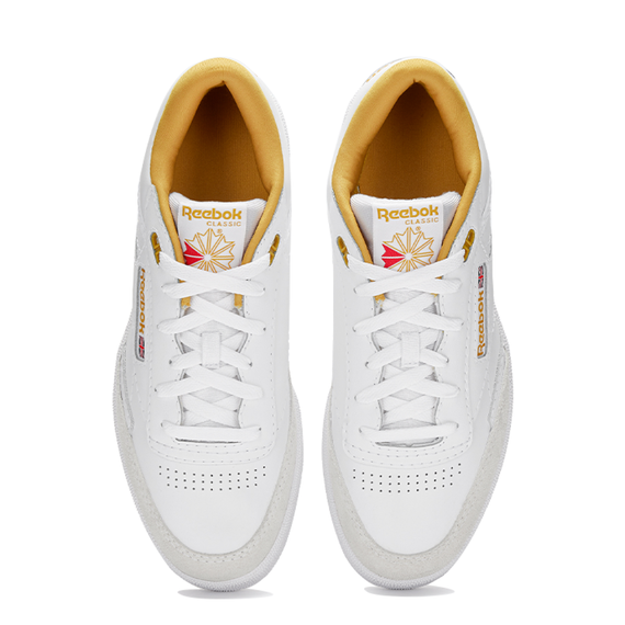 Кроссовки reebok Club C Series для скейтбординга Низких белых оттенков