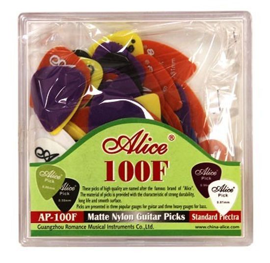 Коробка медиаторов 100 шт ALICE AP-100F